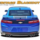 2016 2017 2018 Camaro Rear Trunk Deck Lid BLACKOUT Decal Vinyl Graphic Stripe