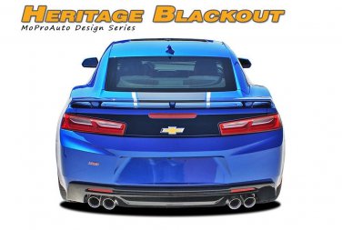 2016 2017 2018 Camaro Rear Trunk Deck Lid BLACKOUT Decal Vinyl Graphic Stripe