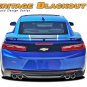 2016 2017 2018 Camaro Rear Trunk Deck Lid BLACKOUT Decal Vinyl Graphic Stripe