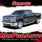 2014-2018 Chevy Silverado 3M Pro Vinyl Lower Side Stripes SHADOW Decal Graphics