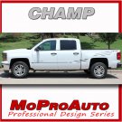 2015 Chevy CHAMP Silverado 3M Pro Grade Vinyl Side Stripes Decals Graphics NJH