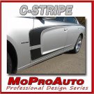2013 Pro Grade 3M Vinyl Dodge Charger C-STRIPE Scallop Side Decals Graphics 112