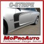 2013 Pro Grade 3M Vinyl Dodge Charger C-STRIPE Scallop Side Decals Graphics 112