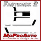 FASTBACK 2 BOSS Style Mustang GRAPHICS Stripes - 3M Pro Grade Decal 2006 490