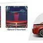 AVENGED Decals Stripes Hood DODGE AVENGER Rear Graphics 2008 DVN