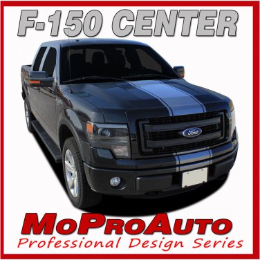 2012 F-150 CENTER STRIPE Wide Racing Decals Stripes Graphics- 3M Pro Vinyl 1RE