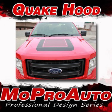 2012 Ford F-150 QUAKE HOOD Tremor Style Decals Stripes 3M Vinyl Graphics FD73