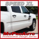 Chevy 2018 Silverado SPEED XL 3M Pro Grade Vinyl Side Stripe Decals Graphic GFD