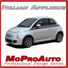 3M Side Vinyl Stripes Fiat 500 SE APPLIQUE ITALIAN 2013 / Decals Graphics FW2