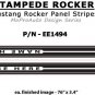 Lower Rocker Panel Stripes Factory Style Decal Graphics 2010-2014 Mustang Text
