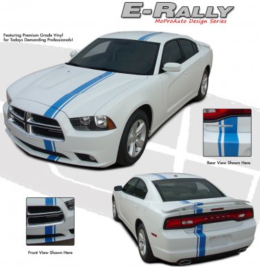 Euro Rally Offset Racing Stripe Decal 3M Vinyl Graphic 11 2012 2013 2014 Charger
