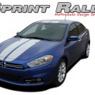 Racing Rally Stripe Hood Roof Rear Decal Vinyl Graphic RT SX 13-2016 Dodge Dart