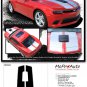 2014-2015 Chevy Camaro SS SPORT Rally Racing Stripes 3M Pro Vinyl Decals PDS2433