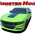 Sinister Hood Center 3M Vinyl Graphic Decal Dodge Charger 2018 2017 2016 2015