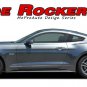 FADE TRILINE Rocker Door Stripe Vinyl Graphic Decal 2015 2016 2017 Ford Mustang