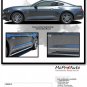 FADE TRILINE Rocker Door Stripe Vinyl Graphic Decal 2015 2016 2017 Ford Mustang