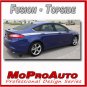 2015 Ford Fusion TOPSIDE Pro Grade 3M Vinyl Side Stripes Decals Graphics GY4