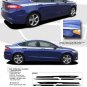 2015 Ford Fusion TOPSIDE Pro Grade 3M Vinyl Side Stripes Decals Graphics GY4