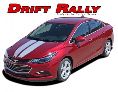 2016 2017 2018 Drift Rally Chevy Cruze Racing Stripes Hood Vinyl Graphics Decals