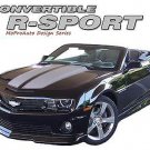2012 Camaro R-SPORT OE Style CONVERTIBLE Pro Racing Stripes Decal Vinyl 957