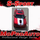 S-SPORT 2014 Chevy Camaro Hood SS Racing 3M Vinyl Stripes Hood Decal Graphic LS