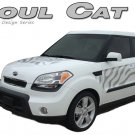 Original Cat Paw Hood Side Rear Vinyl Graphics Decals fits Kia Soul by MoProAuto