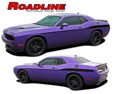 2008-2018 Challenger Roadline Mid-Door Body 3M Pro Vinyl Graphic Stripes Decals