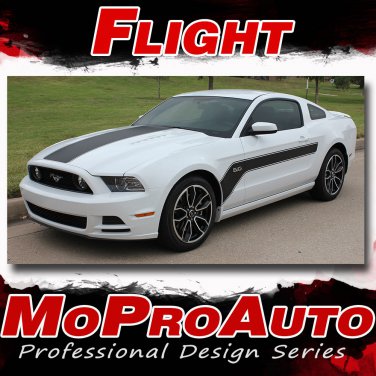 2013-2014 Ford Mustang FLIGHT Decals Stripe Vinyl Graphics 3M Pro Series PDS2471