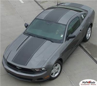 2010-2012 Ford Mustang GT PONY CENTER STRIPE Racing Stripes 3M Graphics PDS1574