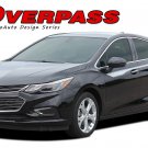 Overpass Upper Door Stripes Vinyl Graphic Decals Kit 2016 2017 2018 Chevy Cruze