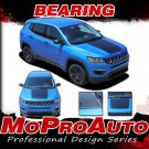 2017 2018 Jeep Compass Vinyl Graphics Decal BEARING 3M Stripes Hood Blackout Kit