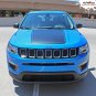2017 2018 Jeep Compass Vinyl Graphics Decal BEARING 3M Stripes Hood Blackout Kit