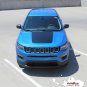 2017 2018 Jeep Compass Vinyl Graphics Decal BEARING 3M Stripes Hood Blackout Kit