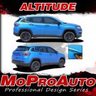 2017 2018 ALTITUDE Jeep Compass Vinyl Graphics Decal Stripe Upper Body Door Kit