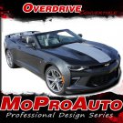 2016-2018 Camaro OVERDRIVE CONVERTIBLE Center Hood Racing Stripe Vinyl Graphic