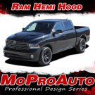 2009 2017 Dodge Ram Factory Style HEMI HOOD 3M Pro Vinyl Graphics Decals Stripes