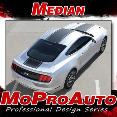 2016 Ford Mustang Snake Wide Center Hood Racing Stripes 3M Vinyl Graphic Decal X