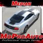 2016 Ford Mustang Snake Wide Center Hood Racing Stripes 3M Vinyl Graphic Decal X