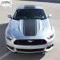 2016 Ford Mustang Snake Wide Center Hood Racing Stripes 3M Vinyl Graphic Decal X