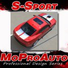 Chevy Camaro 2014 S-SPORT Hood Racing Rally Stripes Hood Graphic 3M Vinyl SS4