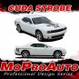 Challenger Hood Quarter Panel Trunk CUDA 3M Vinyl Graphic Stripe Decal 2008-2017