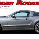 2013-2014 Ford Mustang Lower Rocker Panel Vinyl Stripe 3M Decals Graphic GT S500