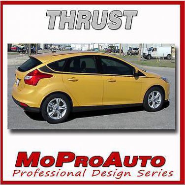 2016 Ford Focus THRUST Side Stripes Decals Graphics Pro Grade 3M Vinyl 885