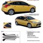 2016 Ford Focus THRUST Side Stripes Decals Graphics Pro Grade 3M Vinyl 885