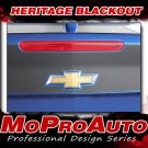 2016 2017 2018 Camaro Rear HERITAGE BLACKOUT Decal 3M Vinyl Graphic Pro Stripe