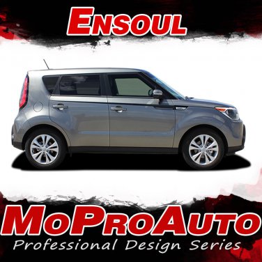 FITS 2014 KIA SOUL Ensoul 3M Pro Vinyl Graphics Stripes Decals Upper Body TTC