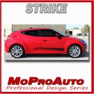 2016 FITS Hyundai Veloster STRIKE Side Vinyl Decals Stripes Graphics by PDS K4