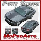 Mustang PONY Hood CENTER - 3M Pro Grade Stripe Decals Graphics 2011 * 930