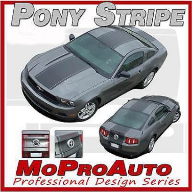 Mustang PONY Hood CENTER - 3M Pro Grade Stripe Decals Graphics 2011 * 930