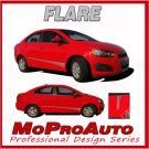 Chevy SONIC / 2016 / FLARE Graphics Pro Grade Vinyl / Stripes Decals Kit 3M CDA